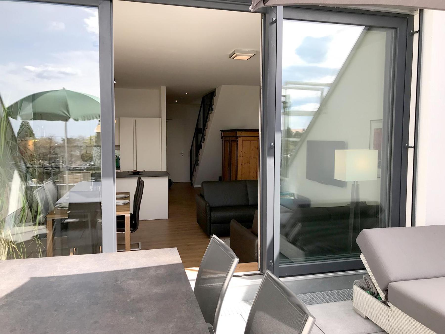 Ferienwohnung Cloud Nr 9 - 3 Zimmer Maisonette-Wohnung Mit Grossem Balkon ลินเดา ภายนอก รูปภาพ
