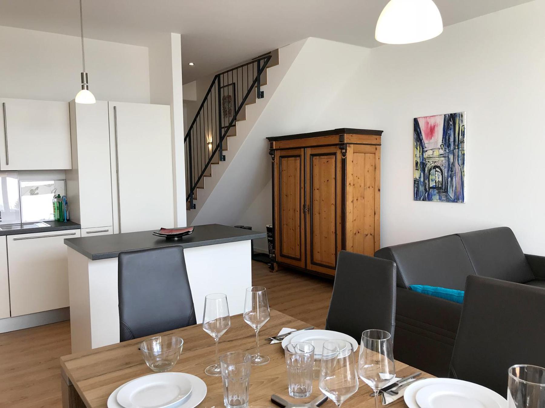 Ferienwohnung Cloud Nr 9 - 3 Zimmer Maisonette-Wohnung Mit Grossem Balkon ลินเดา ภายนอก รูปภาพ