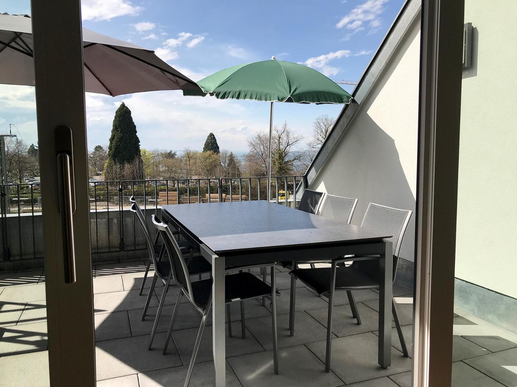 Ferienwohnung Cloud Nr 9 - 3 Zimmer Maisonette-Wohnung Mit Grossem Balkon ลินเดา ภายนอก รูปภาพ